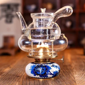 New Enamel Mini Tea Stove, Air Lamp & Oil Lamp, Chinese Style Tea Brewing Heater
