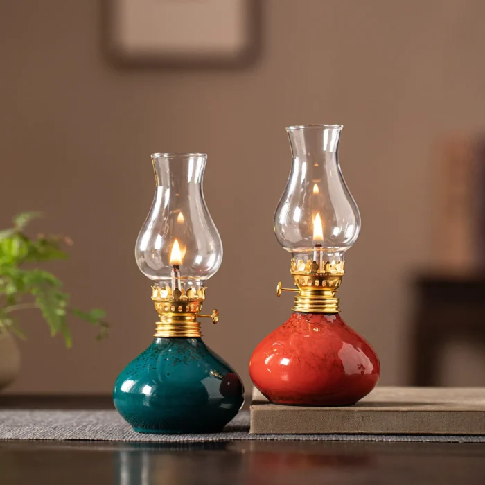 Ceramic Oil Lamp for Tea Ceremony | AOHAR