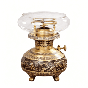 Soot oil lamp, air lamp, boiled tea furnace, oil lamp, Chaoshan tea utensils