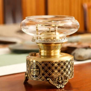 brass tea stove oil lantern