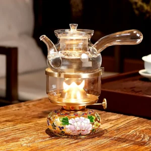 golden enamel tea stove